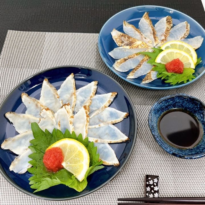 ふぐ・のどぐろ炙り刺し味くらべセット