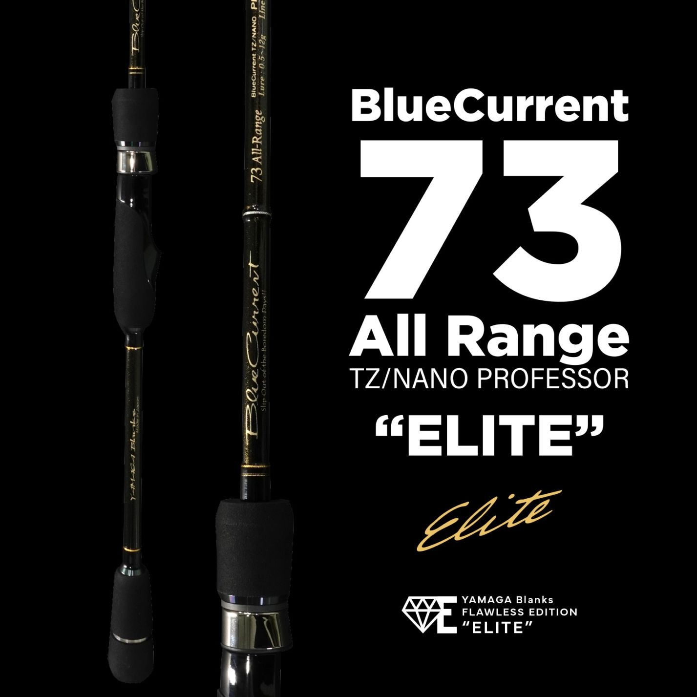 73 TZ NANO PROFESSOR ヤマガブランクス ブルーカレント美品 BlueCurrent 73 All-Range TZ/NANO PROFESSOR “ELITE” | LIMITED