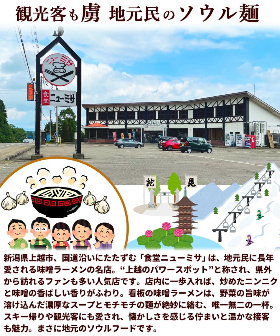 食堂ニューミサ 元祖上越味噌ラーメン 3食入×3箱 | 14_麺・餅 | 山形