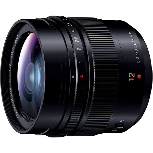 レンズ(単焦点) Panasonic - Panasonic LEICA 12mm F1.4 H-X012 Panasonic(パナソニック) LEICA DG SUMMILUX 12mm F1.4 ASPH. H