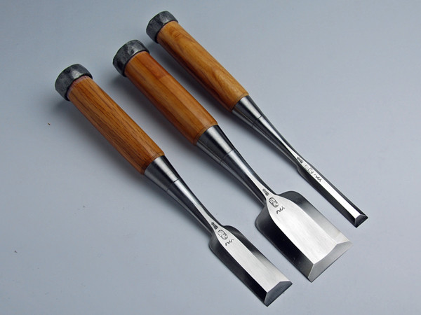 付き鑿　のみ　大工道具 n243 鑿 9点 外丸鑿 のみ/ノミ 彫刻 大工道具 店舗在庫品【白蓮】07