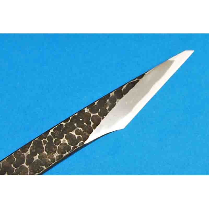 田斎作 菖蒲刀子(小刀) 槌目仕上げ 18mm六分 切り出しタイプ | 打ち