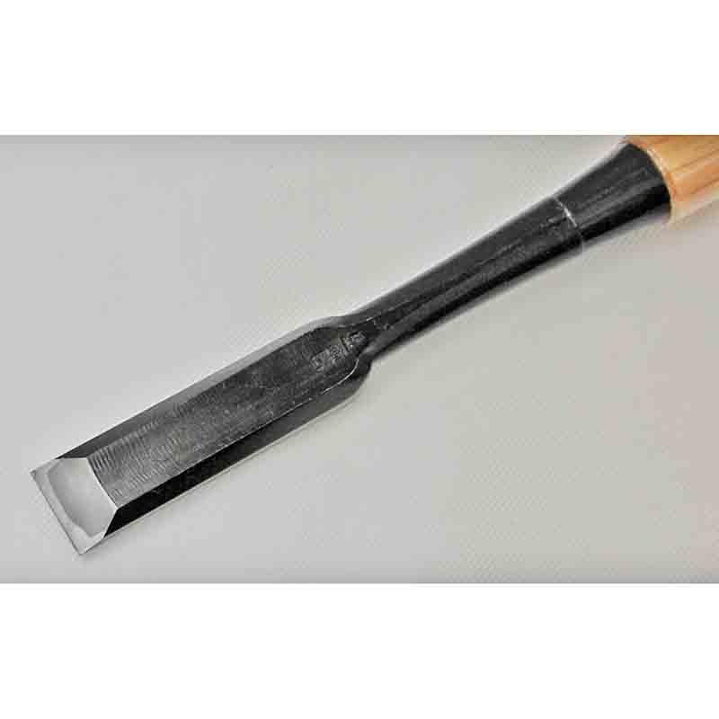 田斎作 山源 黑仕上 厚鑿（叩き鑿） 8分 24mm 赤樫柄付 | 打ち刃物