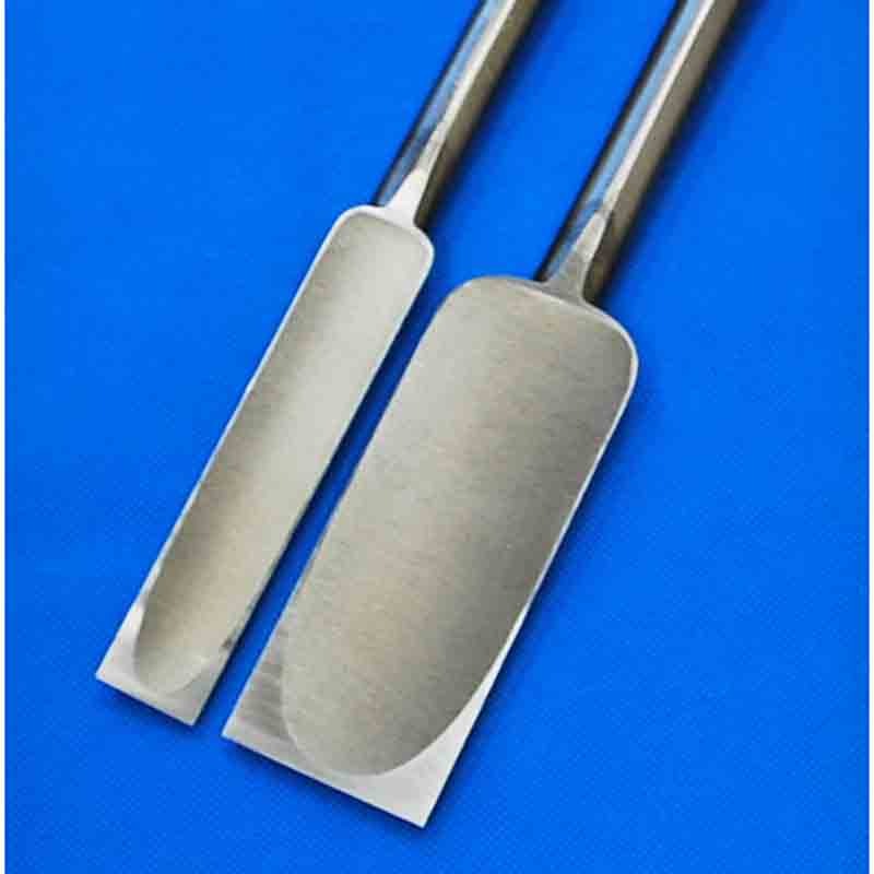 田斎作 大突鑿 総磨き仕上 八分（24mm）一寸六分（48mm）紫檀柄付