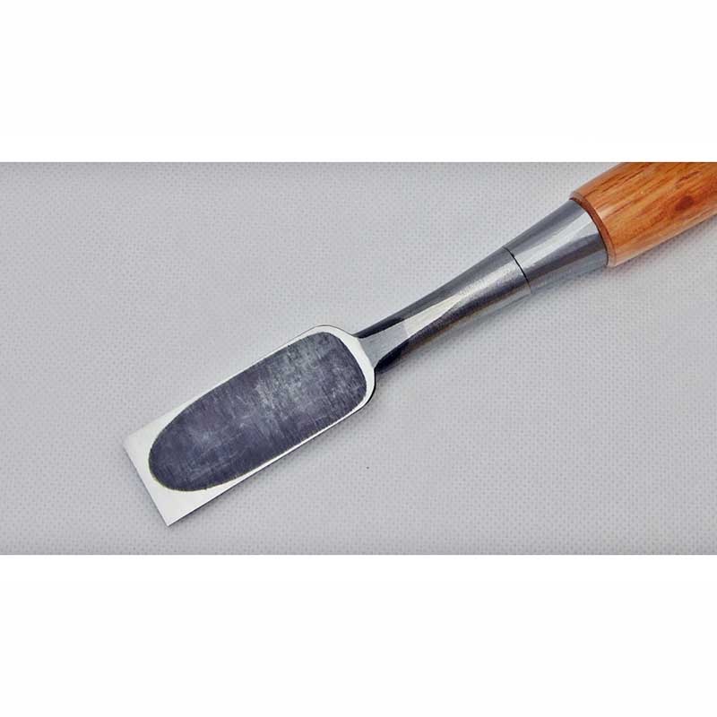 田斎作 山源 磨仕上 鎬追入鑿 8分 24mm 赤樫柄付 | 打ち刃物