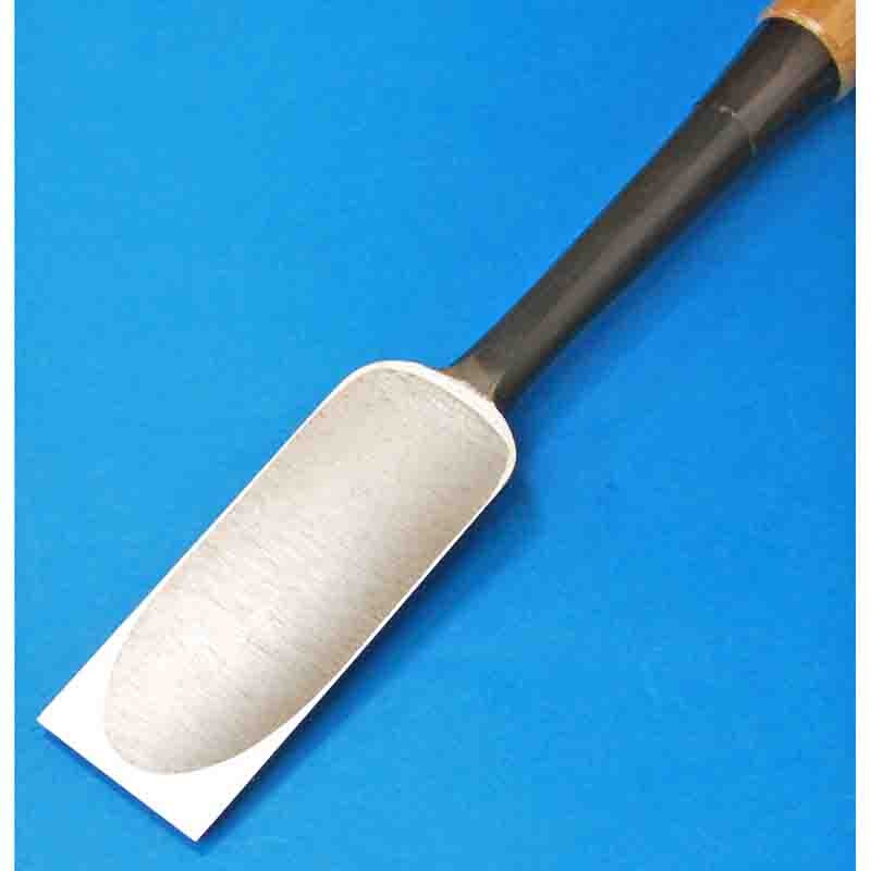 田斎作 黑仕上 薄鑿(木成鑿） 36mm 1寸2分 赤樫柄付 | 打ち刃物