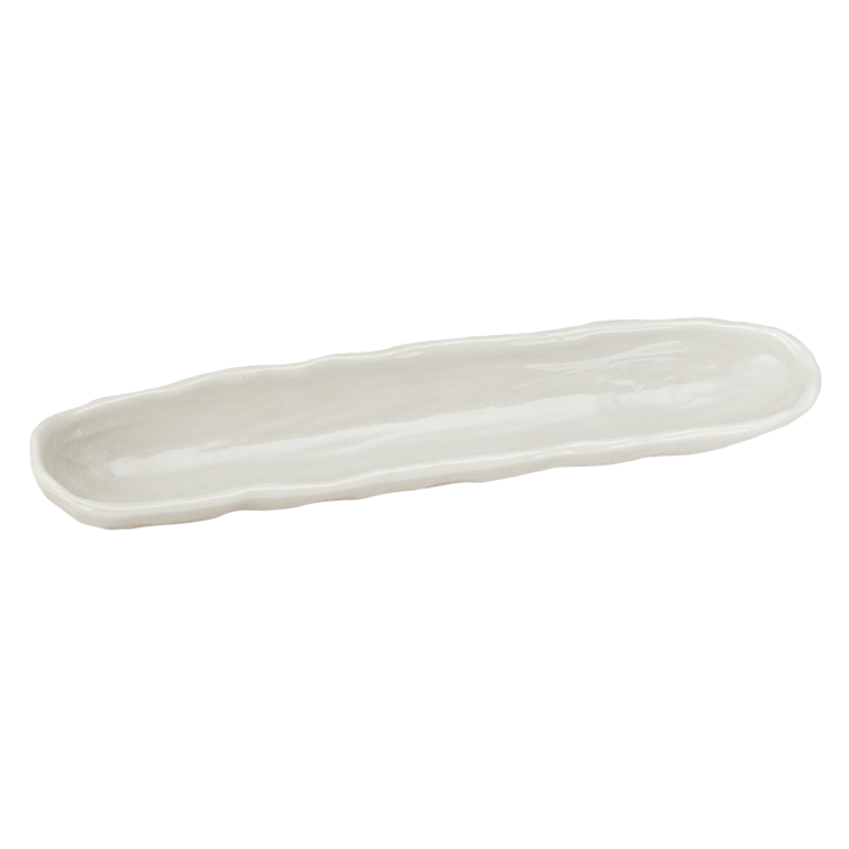 粉引 長角前菜皿 - すべての商品 - 食器 HatsuZan Online Shop