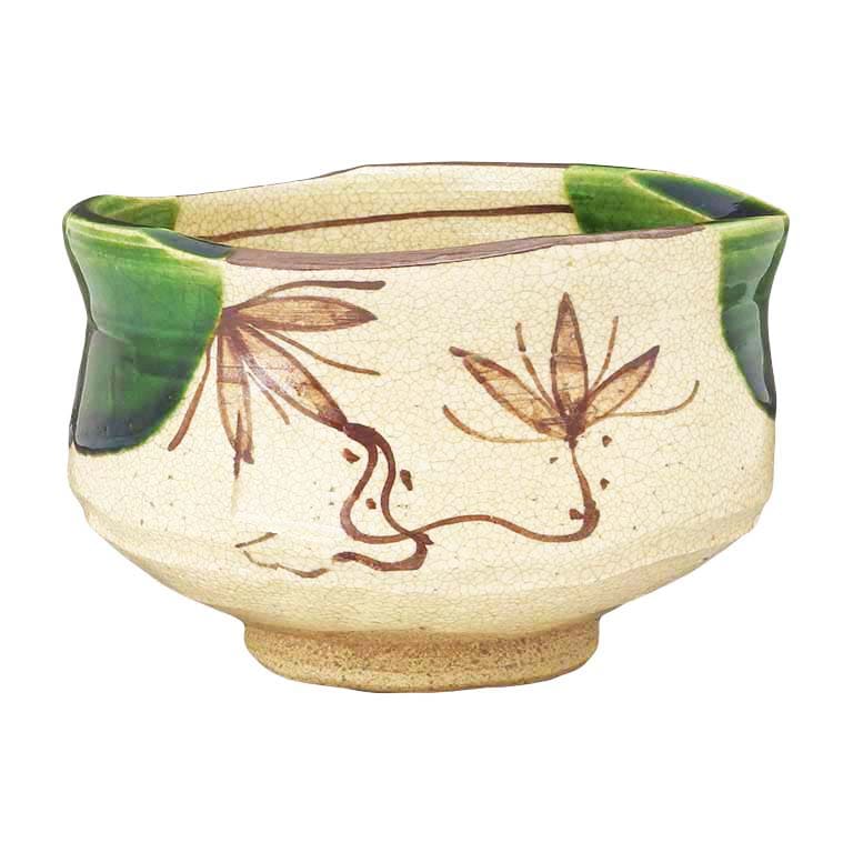 織部茶碗(隆司作)(木箱) - すべての商品 - 食器 HatsuZan Online Shop