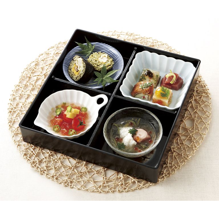 松花堂 風 四つ仕切り 風セット - シーン別に選ぶ,和食器,松花堂