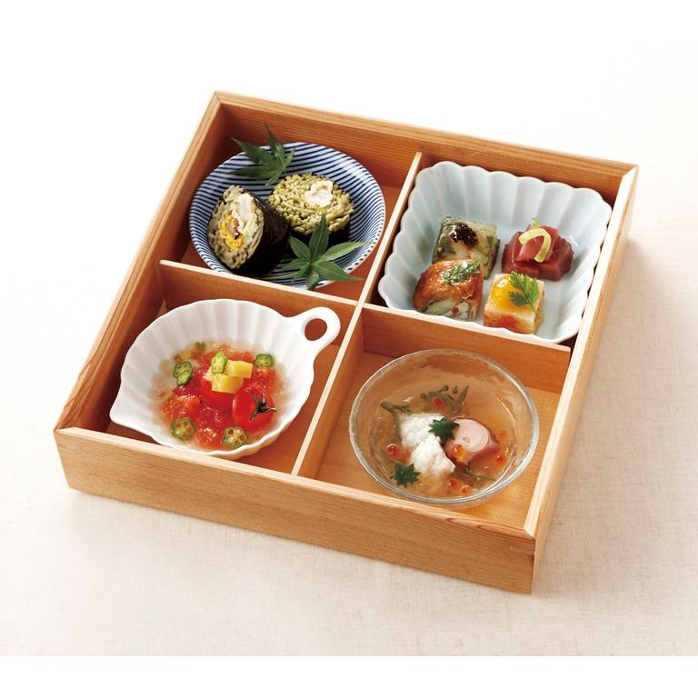 松花堂 風 四つ仕切り 風セット - シーン別に選ぶ,和食器,松花堂