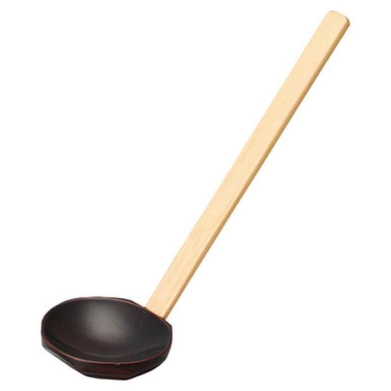 木製杓子 1人用 大 アメ色 - シーン別に選ぶ,和食器,雑貨,カトラリー