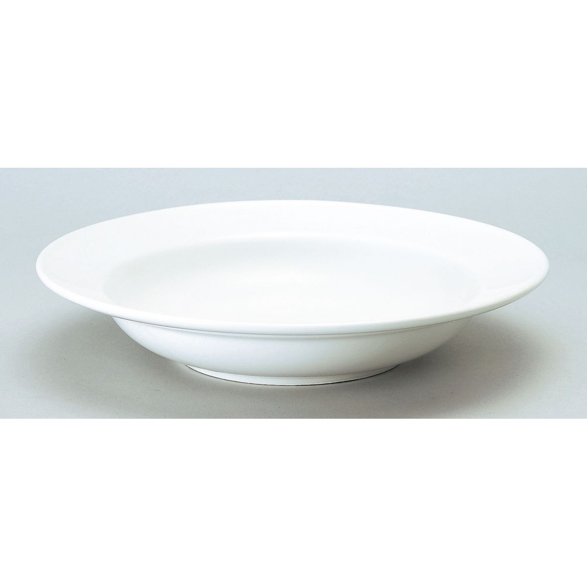 Dia Ceram ホワイト リム23cm深皿 - すべての商品 - 食器 HatsuZan Online Shop