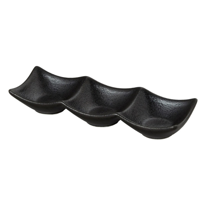 新品に近く 朝顔珍しい イギリス製 お皿27cm 黒壺3枚セット 0000000144602_HKHmuY3.jpg