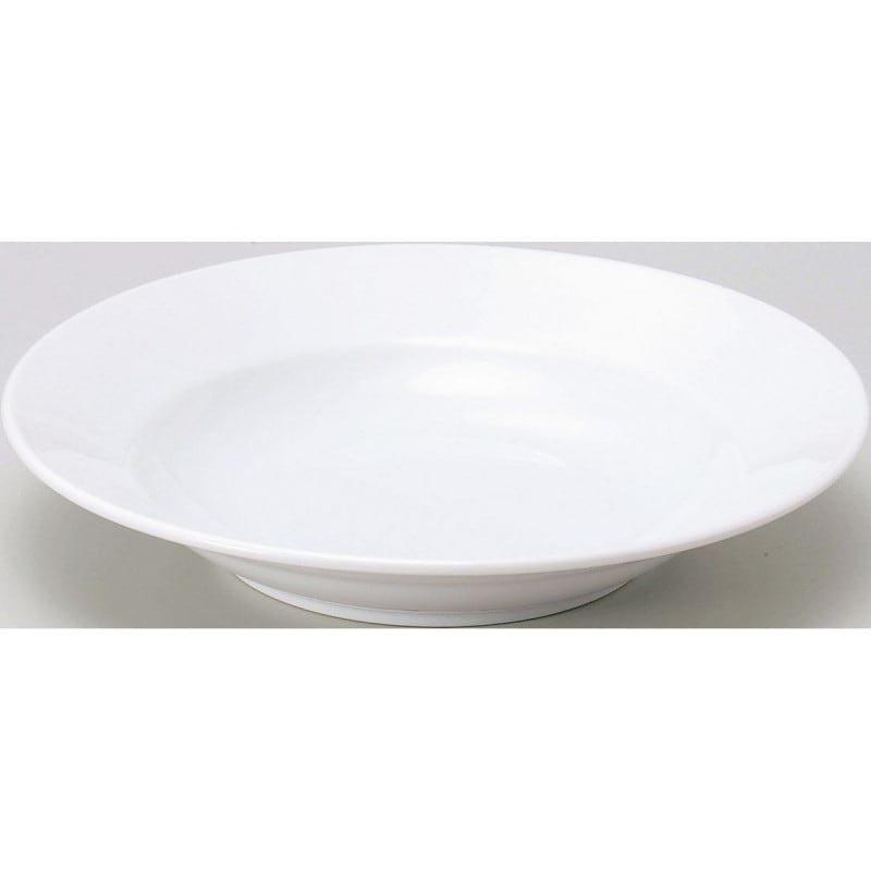 BASIC ホワイト リム玉22cm深皿 - すべての商品 - 食器 HatsuZan