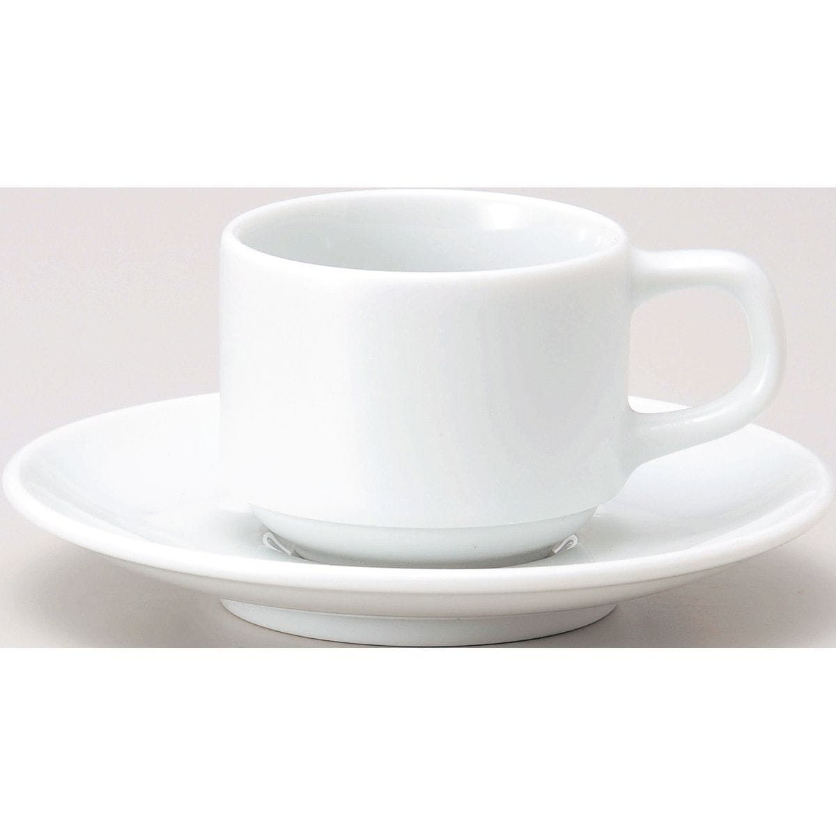 BASIC ホワイト スタックエスプレッソ碗&ソーサー - すべての商品
