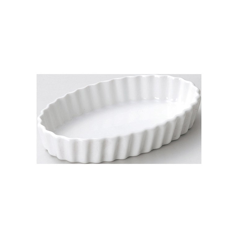 14cm小判パイ皿 白 - シーン別に選ぶ,洋食器,グラタン/キャセロール