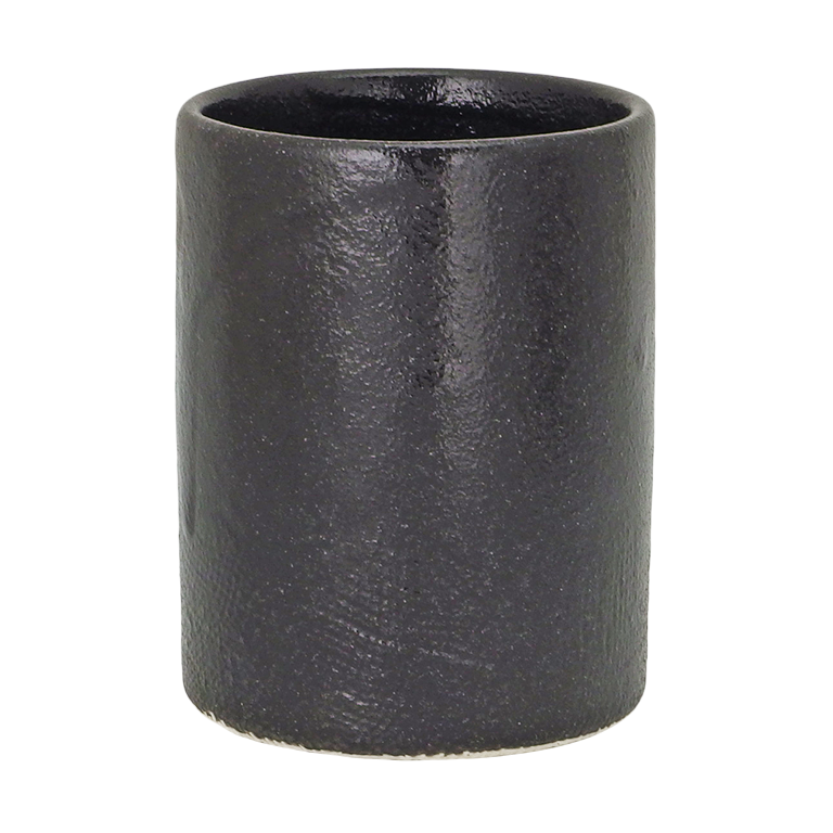 瀬戸黒筒型長湯呑み(小) - すべての商品 - 食器 HatsuZan Online