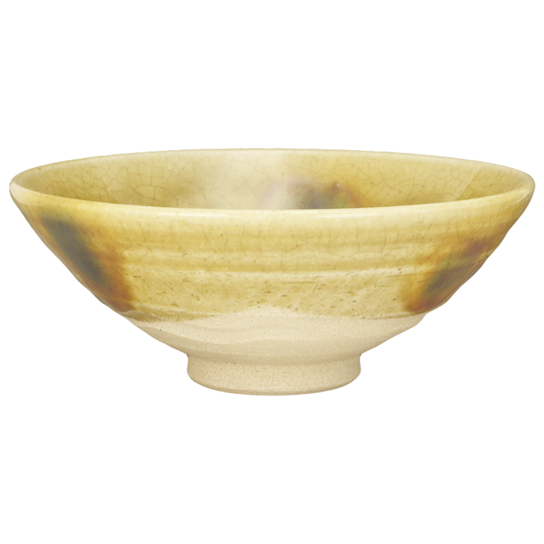 黄瀬戸平茶碗(景陶作)(木箱) - すべての商品 - 食器 HatsuZan Online Shop