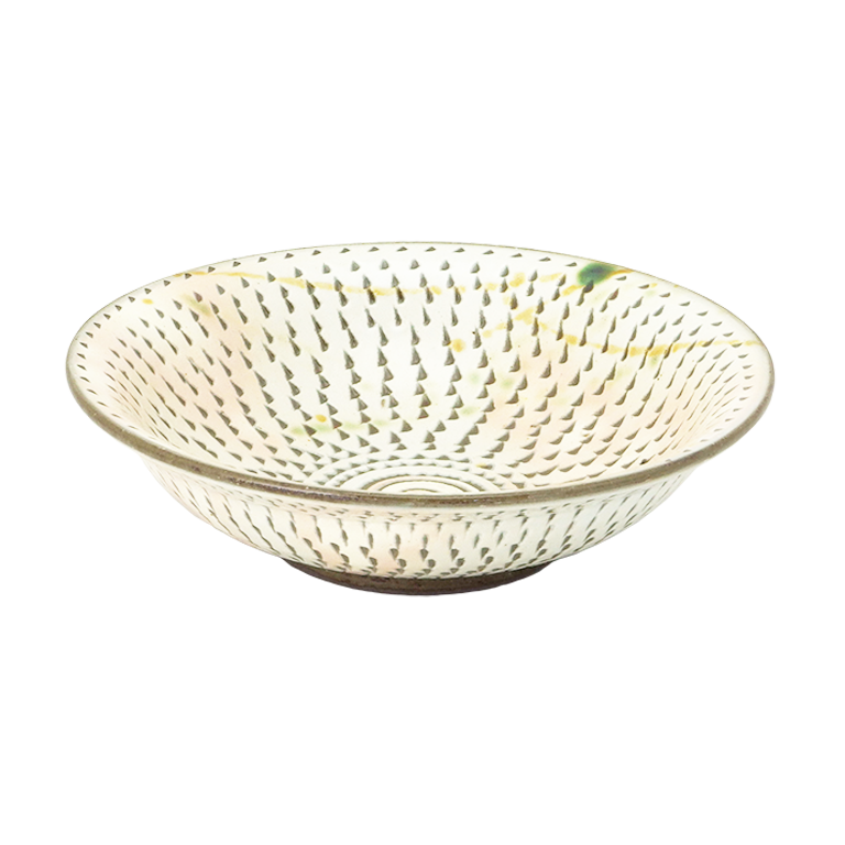 手彫り(飛びカンナ)6.0鉢 - すべての商品 - 食器 HatsuZan Online Shop