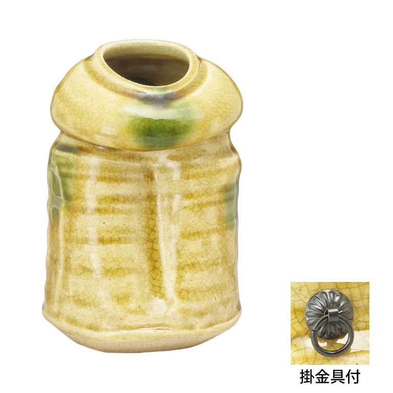 陶芸手作り陶器うずくまる花入れ