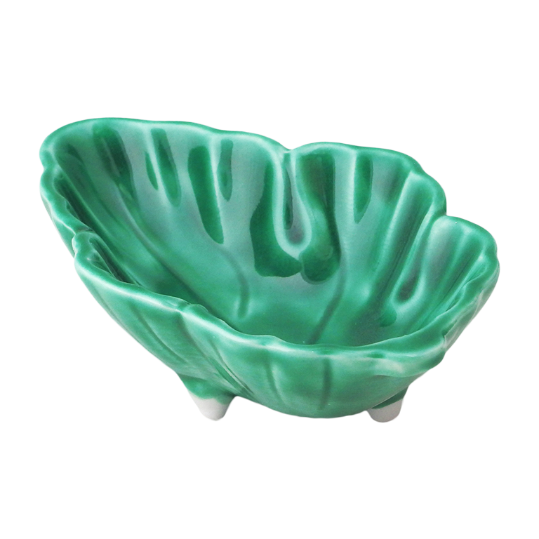 緑交踟 葉型 向付 5客 緑交踟 葉型 向付 5客 緑交趾 菊彫浅鉢 |