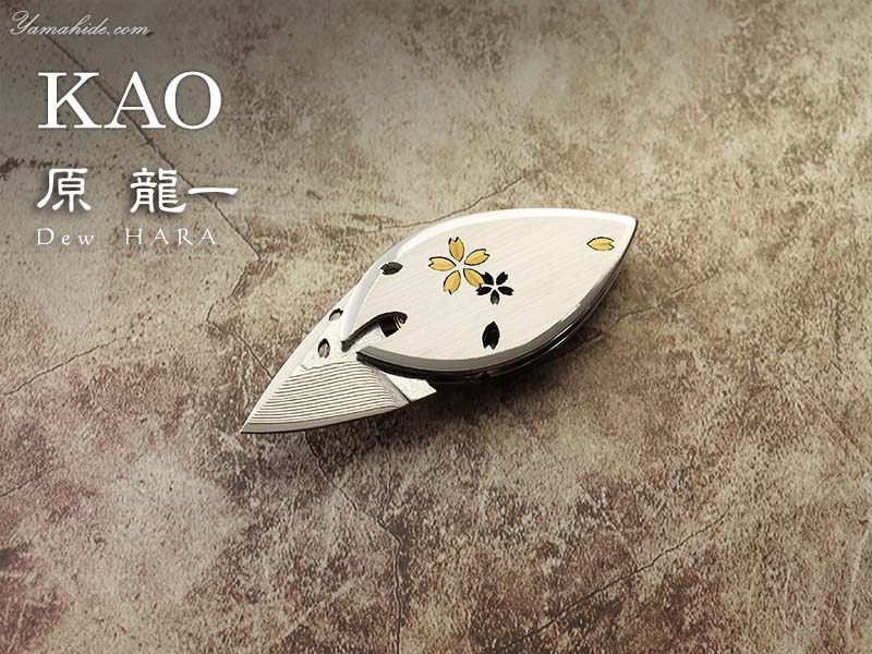 在庫あり原 龍一 作 花王 サテン VG-10 ダマスカス 折り畳み