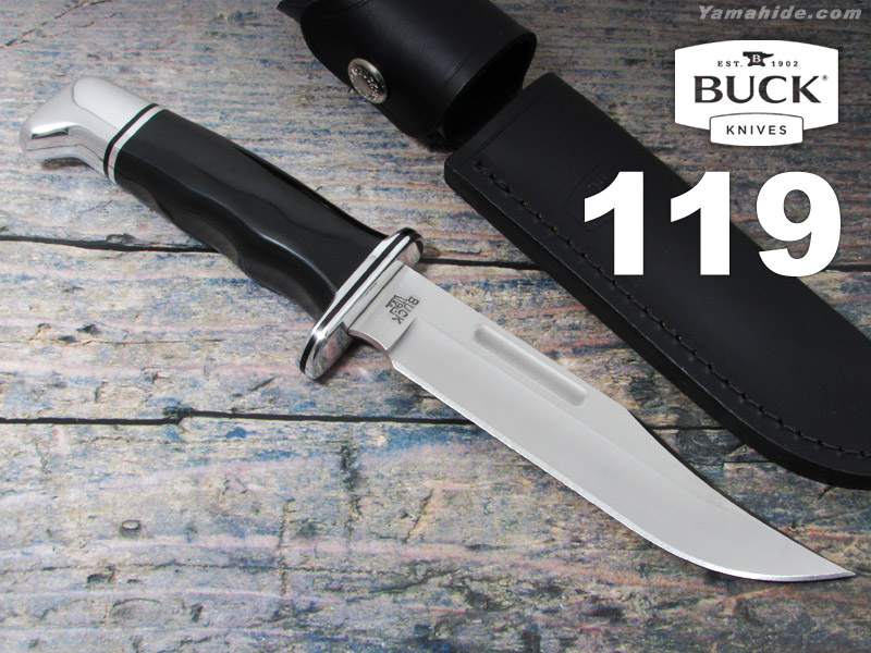 BU119　世界のナイフショールーム　0119BKS-B　山秀　119スペシャル　バック　ハンティングナイフシースナイフBuck　special　knife