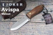 ジョーカー ナイフ CN121 アビスパ  ウォールナット ブッシュクラフトナイフ Joker AVISPA SCANDI BUSHCRAFT KNIFE WALNUT HANDLE