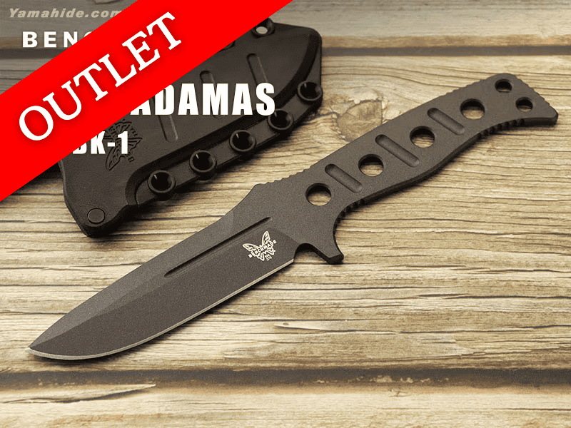 ベンチメイド 375BK-1 フィクスド アダマス ブラック シースナイフ