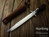 マセリン ロールアップヒルト ウッド 179/OP Maserin HUNTING KNIFE
