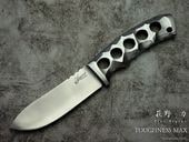 萩野力 作 タフネスマックス レギュラー サテン仕上 シースナイフ Riki Hagino Custom Knife TOUGHNESS MAX -regular- satin finish【受注生産】
