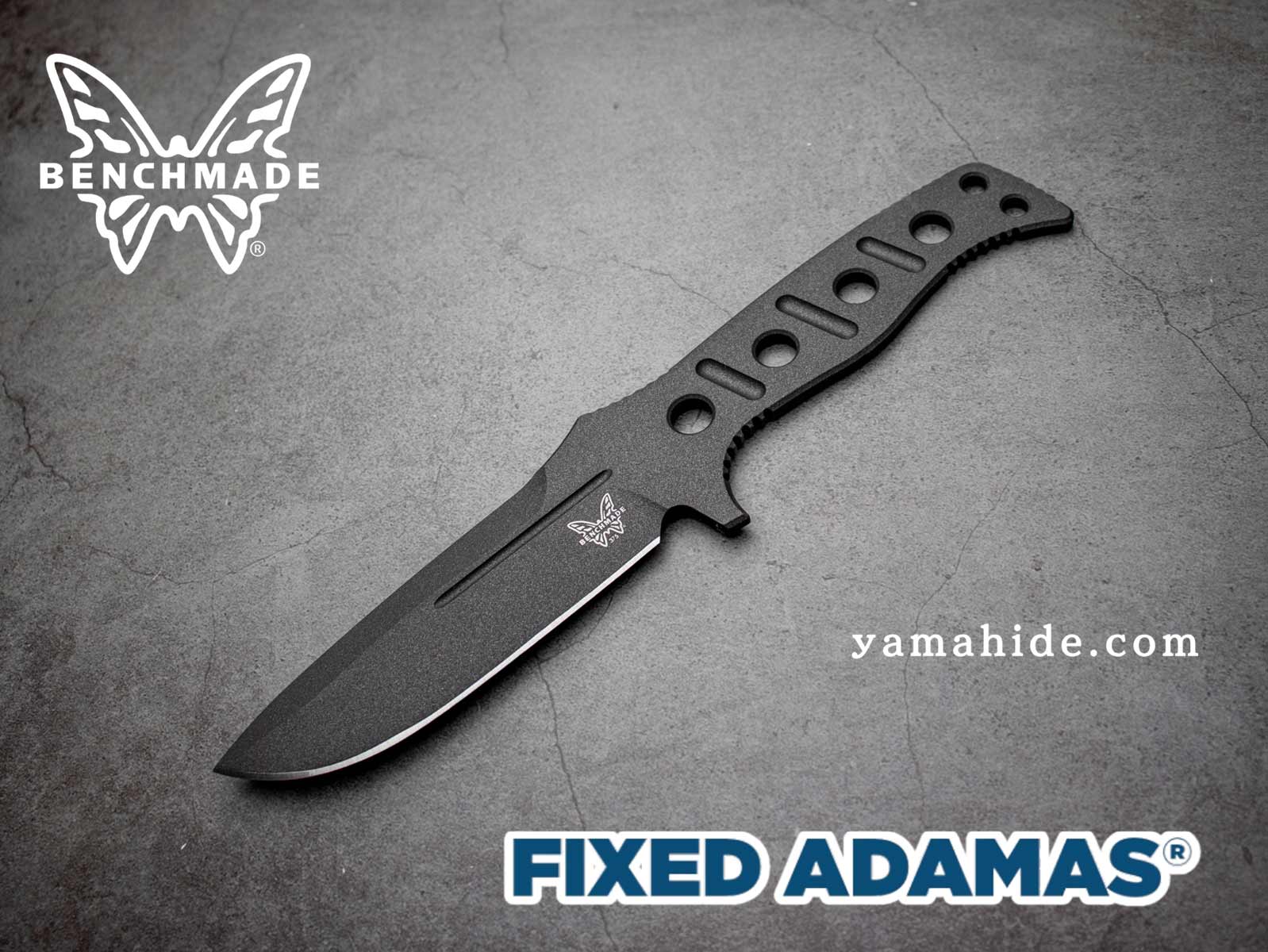 ベンチメイド 375BK-1 フィクスド アダマス ブラック シースナイフ