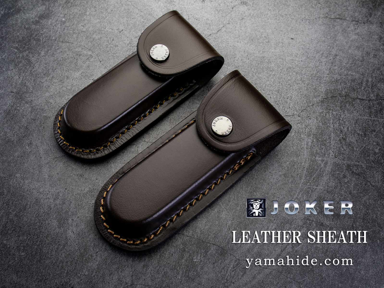 ジョーカー レザーシース 折りたたみナイフ用ナイフケース JOKER