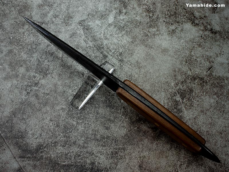 アウトドアナイフ 青紙二号 割込 土佐打刃物 黒鳥 アウトドアナイフ