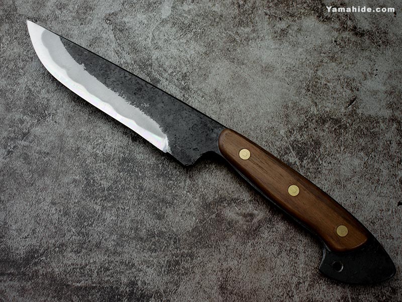 アウトドアナイフ 青紙二号 割込 土佐打刃物 黒鳥 アウトドアナイフ