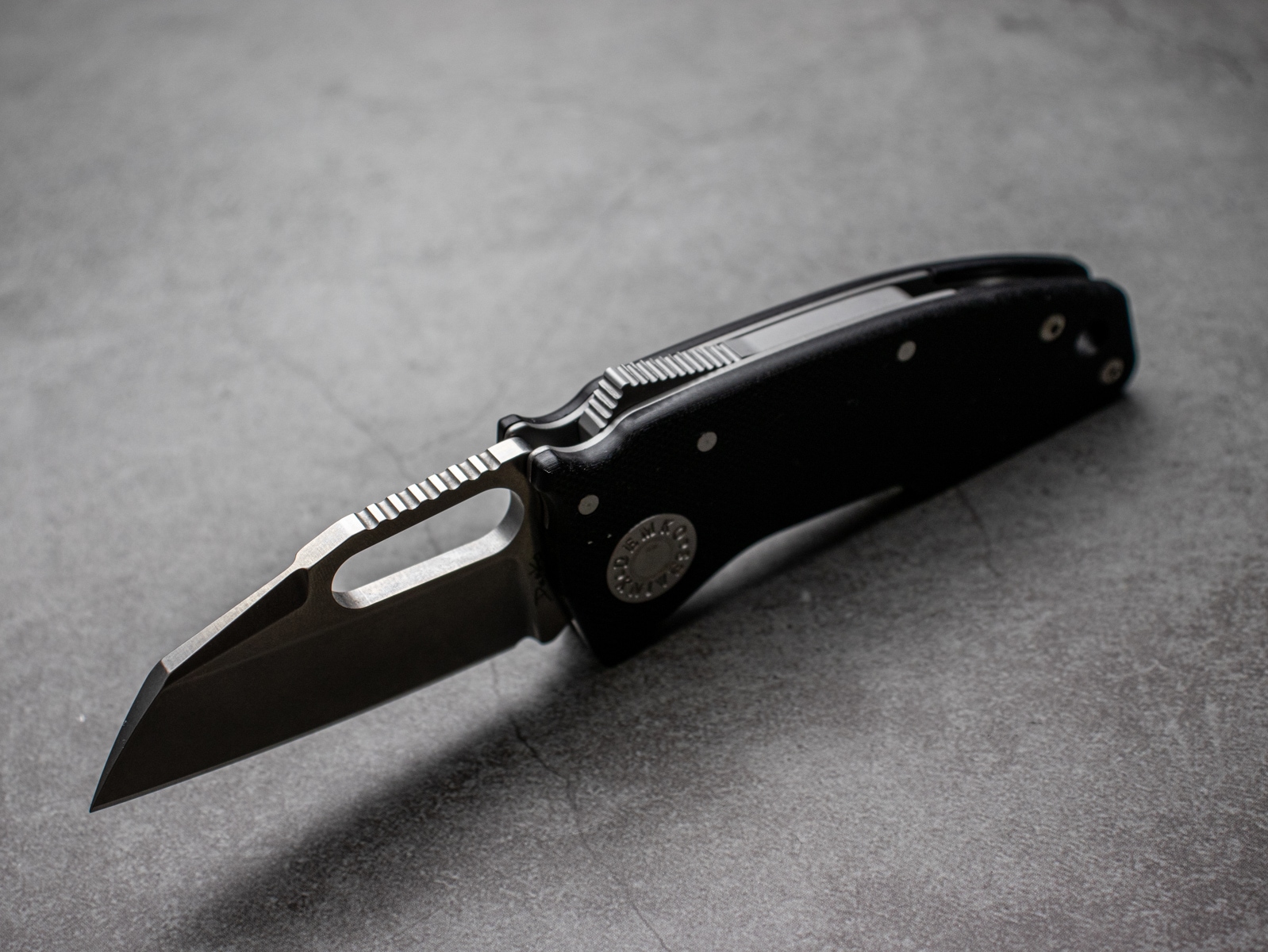 DEMKO KNIVES Nano-Shark 20CV Black G10 Shark Foot Shark-Lock