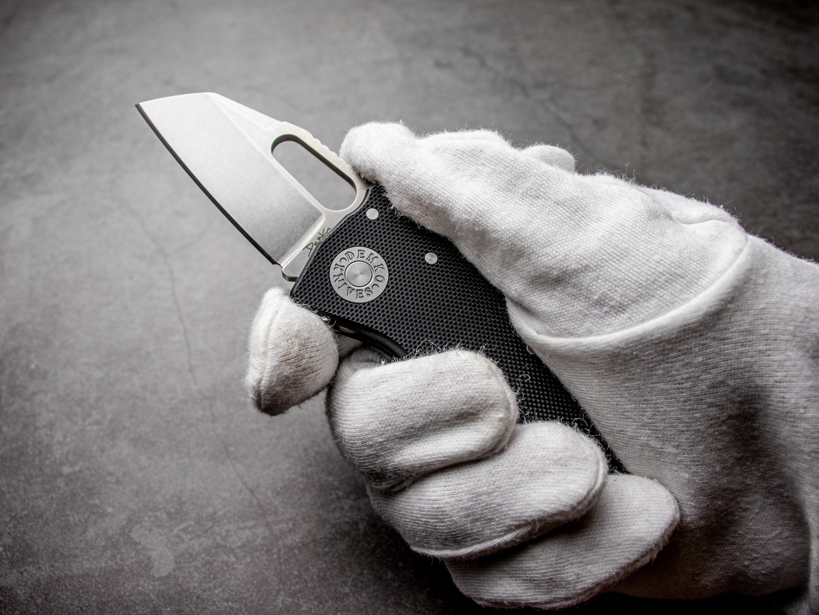 DEMKO KNIVES Nano-Shark 20CV Black G10 Shark Foot Shark-Lock