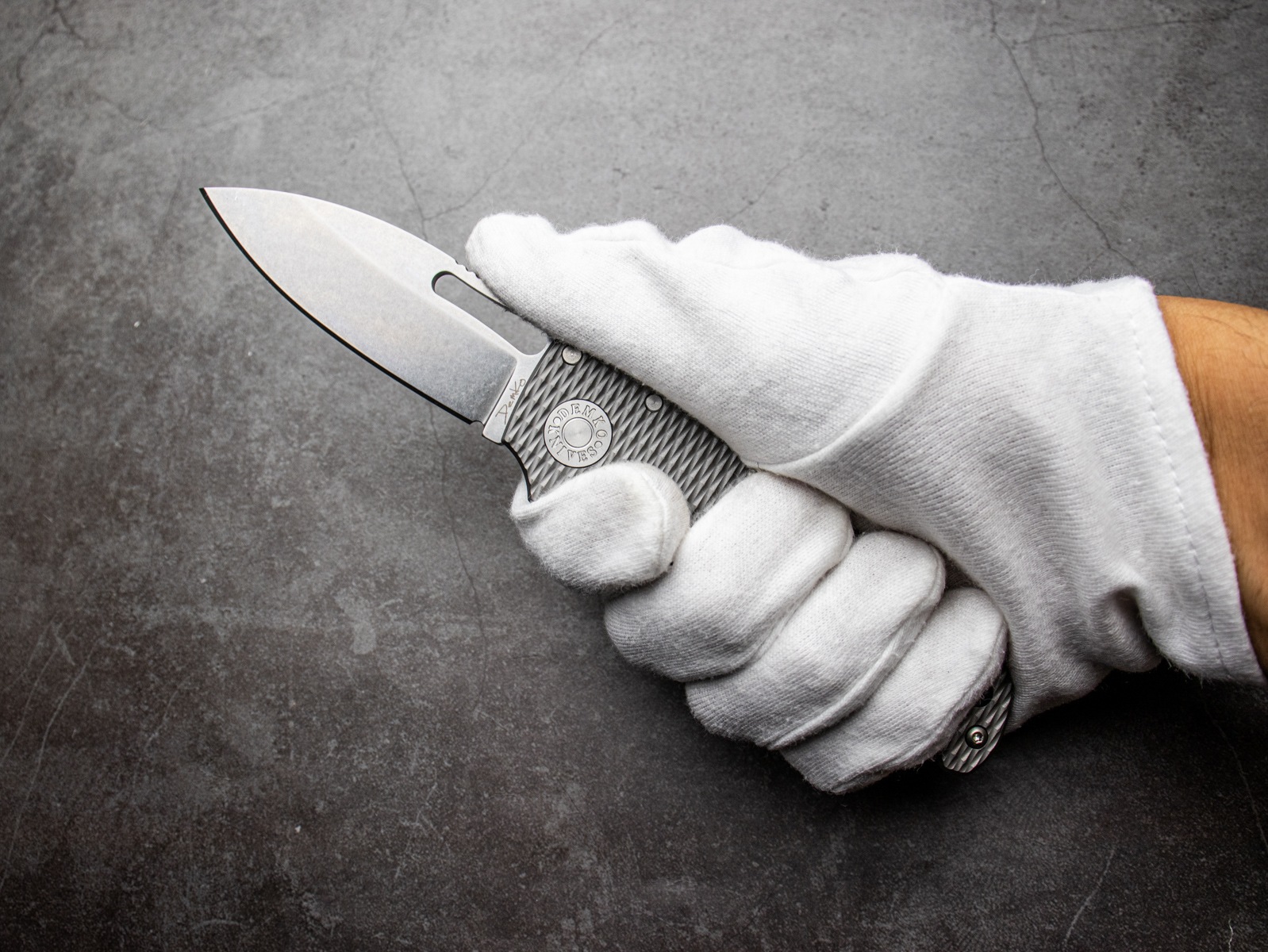 DEMKO KNIVES AD20.5 3V チタン Shark-Lock クリップポイント