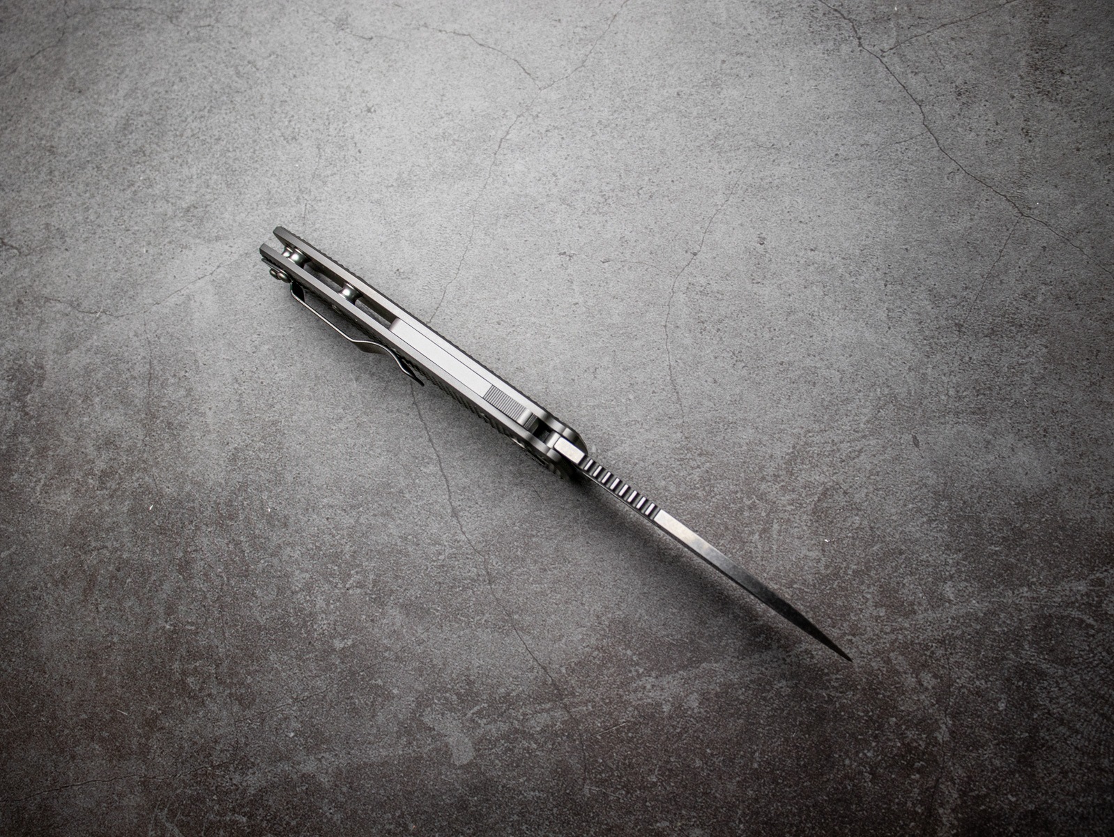 DEMKO KNIVES AD20.5 3V チタン Shark-Lock クリップポイント