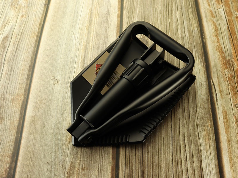  E-Tool 折りたたみ式ショベル マルチカムケース付 3つ折りショベル ケース付 折り畳み Tri-Fold Shovel with Case EDCナイフ