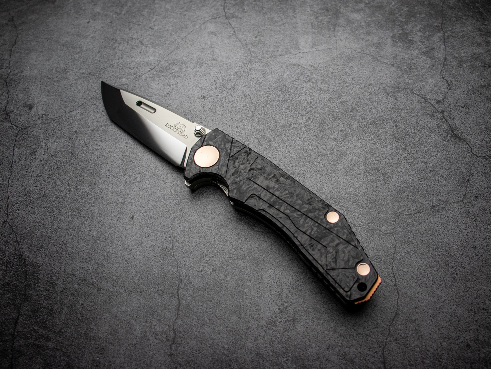 ROCKSTEAD REN-ZDP ダークマターブラック ZDP189 VG10 カーボン チタン