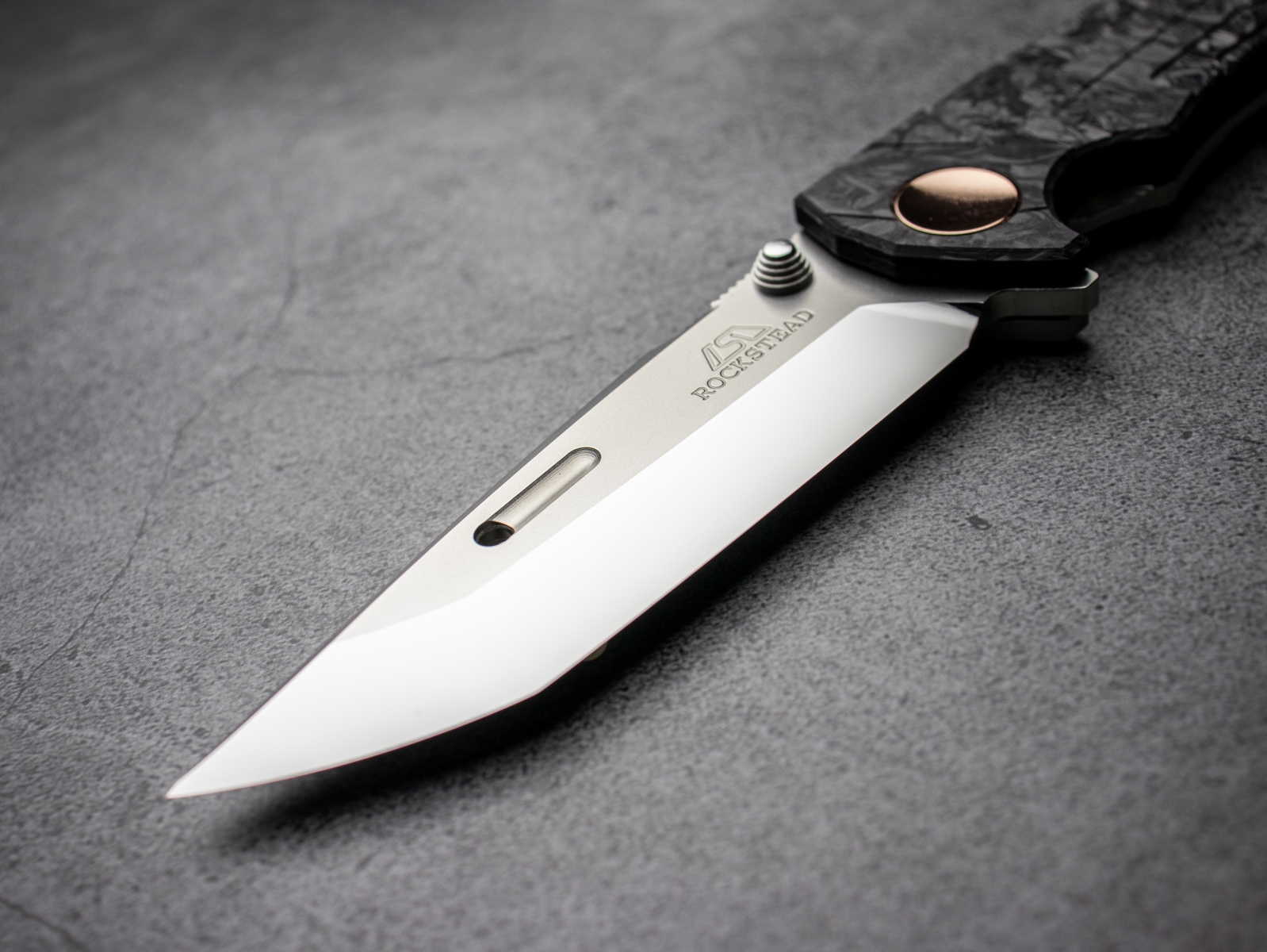 ROCKSTEAD REN-ZDP ダークマターブラック ZDP189 VG10 カーボン チタン ROCKSTEAD REN-ZDP ダークマターブラック ZDP189 VG10 カーボン チタン