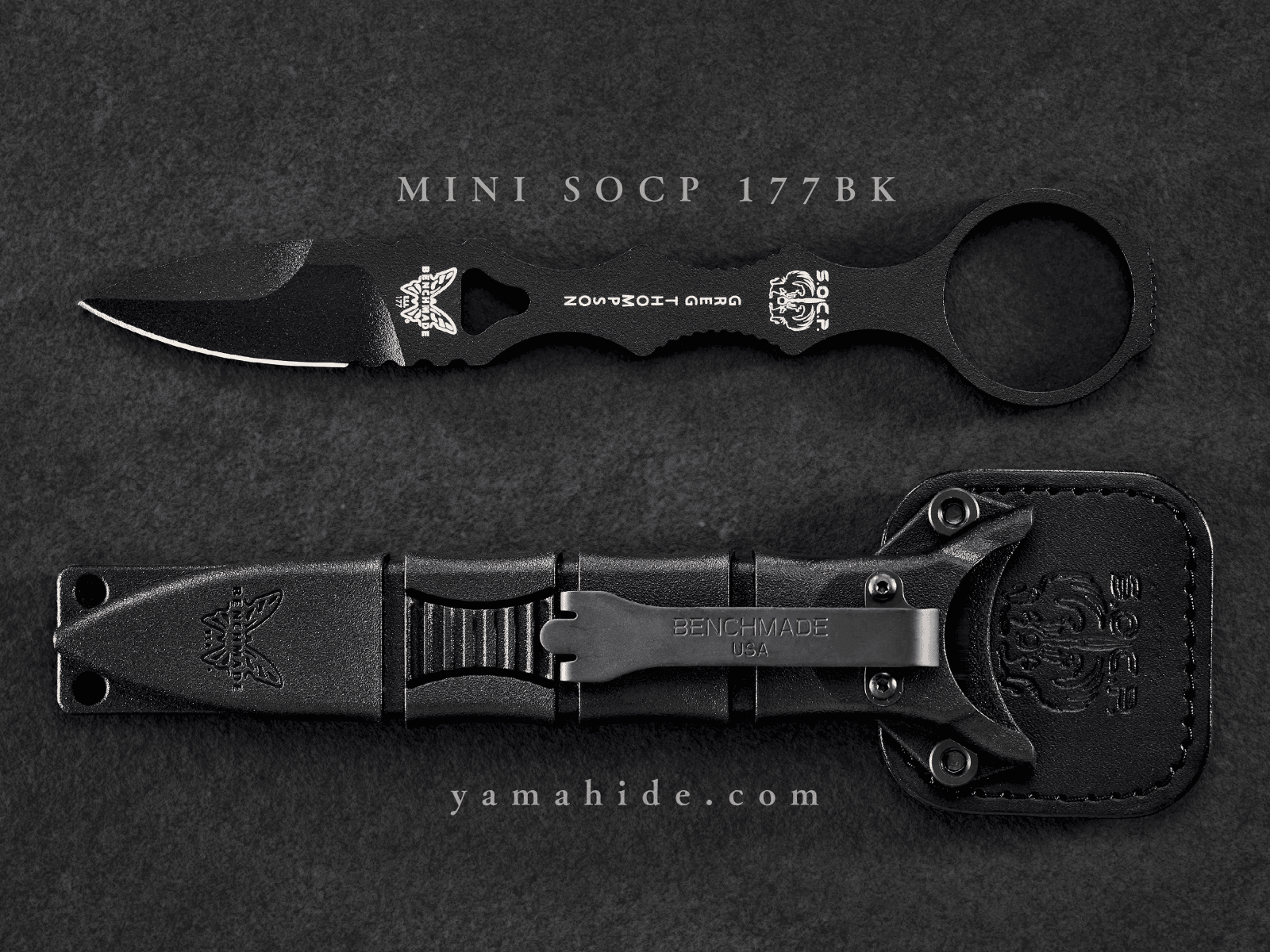 ベンチメイド SOCP 177BK フィックスドナイフ コンパクト 軽量