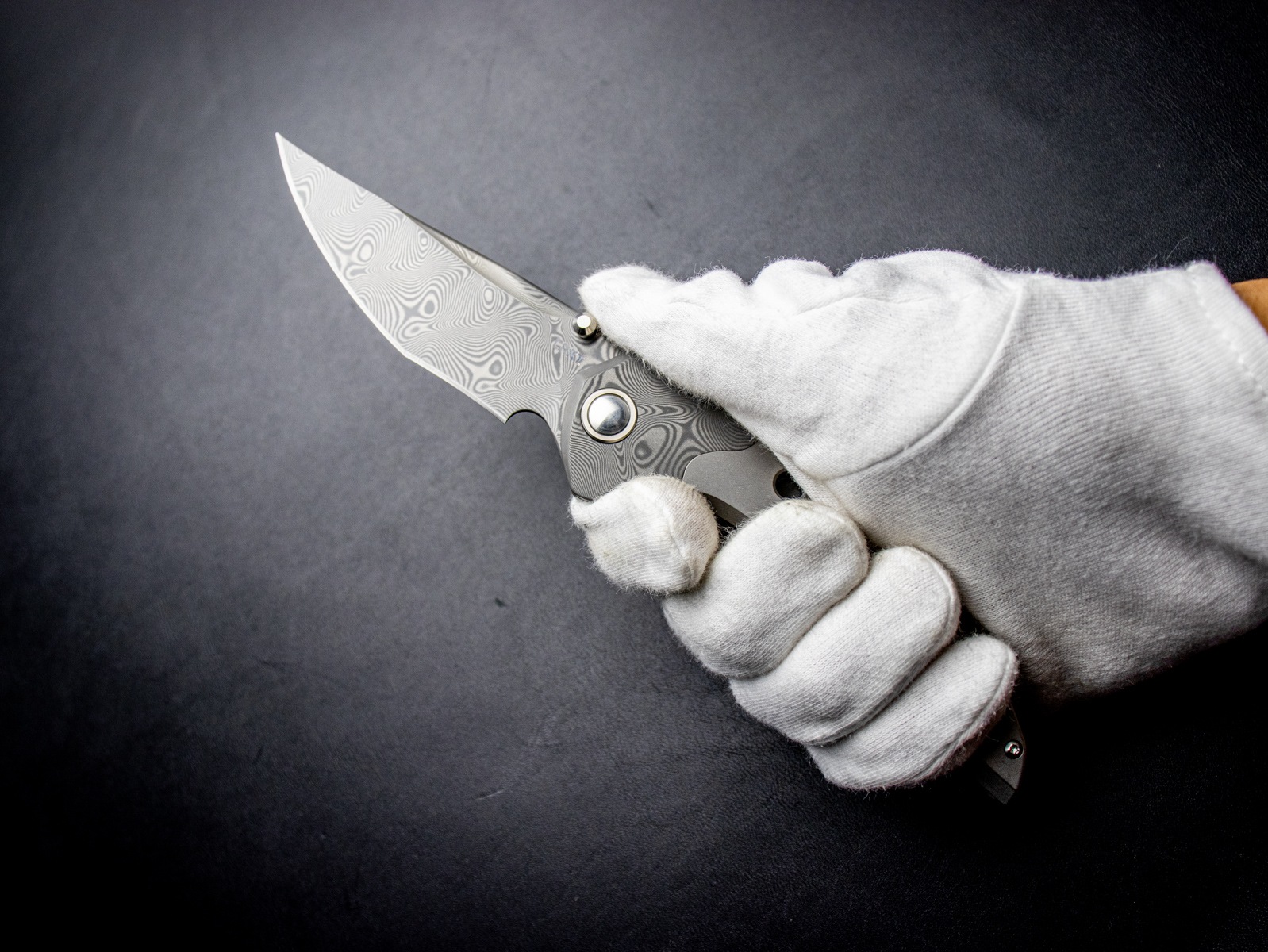 CRKT オロチ ダマスカス 5681 チタン製フォールディングナイフ OROCHI
