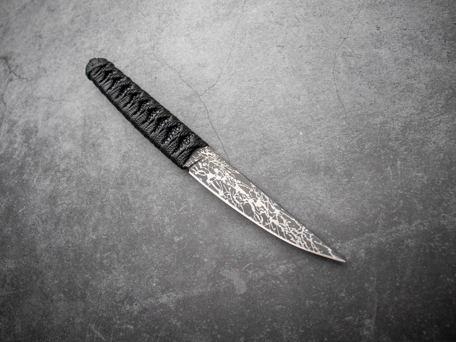 CRKT オバケ ブラック フィクスドブレードナイフ｜8Cr14MoV・専用シース付