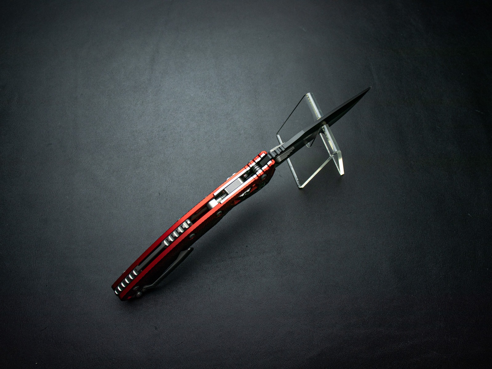 マイクロテック アンフィビアン S/E Ram-Lok レッド G10 M390MK