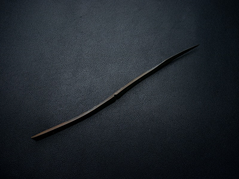 刀匠 高羽弘宗 作 紙刀 海 箱付き Takaba Handmade Paper Knife 関の
