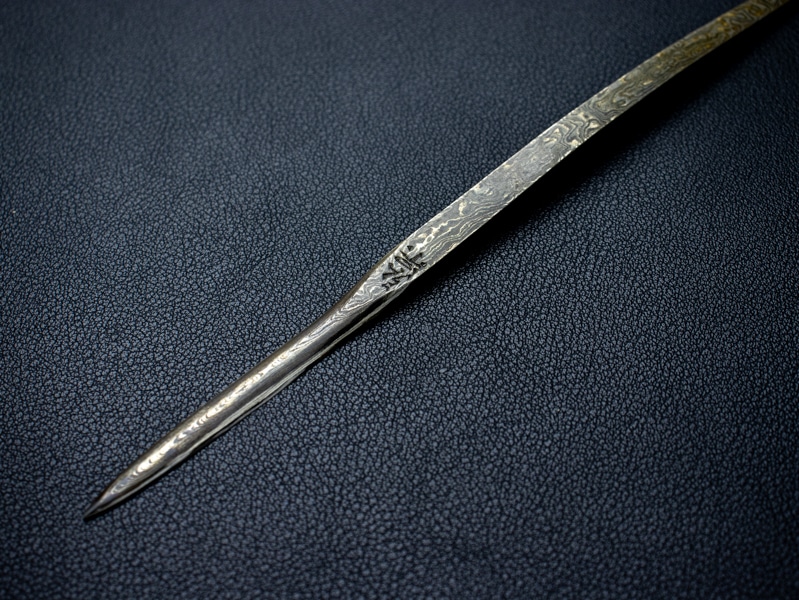 刀匠 高羽弘宗 作 紙刀 忍 箱付き Takaba Handmade Paper Knife 関の