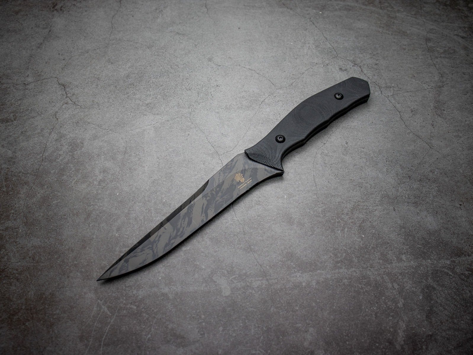 Makkari Knives 死神 黒染め SUS440C ハンティングナイフ 日本製 山秀