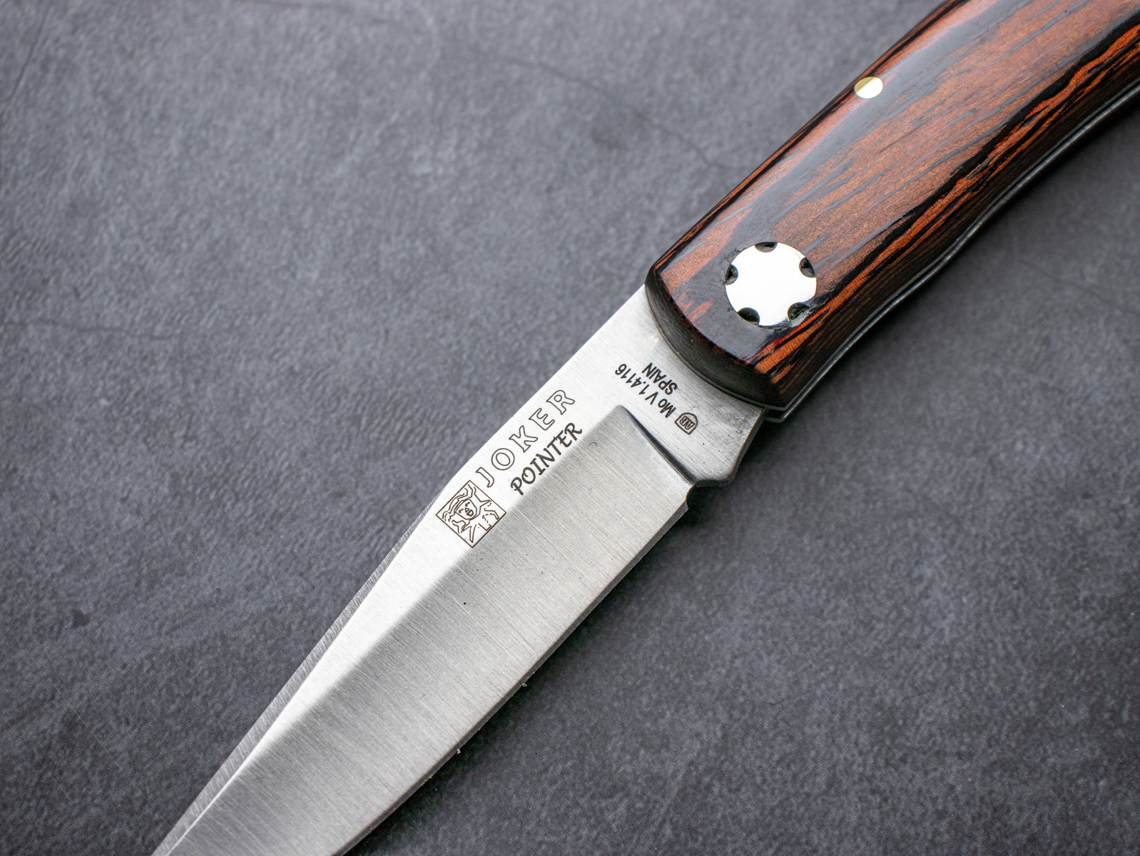 ジョーカーナイフ ポインター NR67 スタミナウッド 折りたたみナイフ